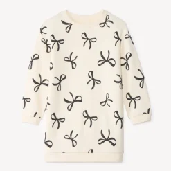 Jurkje van fleece met knopenprint meisjes