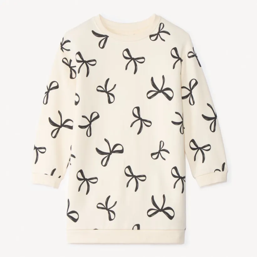 Jurkje van fleece met knopenprint meisjes