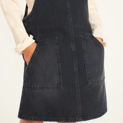 Jurk met bretels meisjes van denim