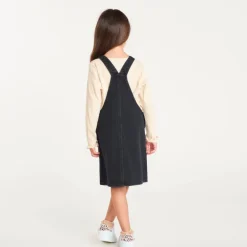 Jurk met bretels meisjes van denim