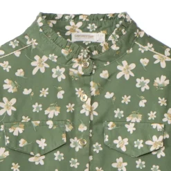 Jurk met lange mouwen in overhemdstijl, met bloemenprint meisjes