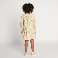 Jurk met lange mouwen, sterrenprint, meisjes