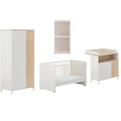 Kamer compleet Pomeline Bed 60x120/Commode/Kast 2d/bibliotheek