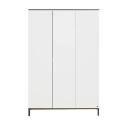 Kast 3-deurs Lovely Aliv Off white/Dark walnut
