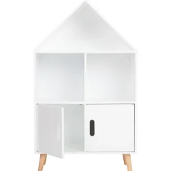 Kast in de vorm van een huis met 2 deuren
