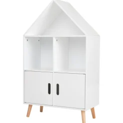 Kast in de vorm van een huis met 2 deuren
