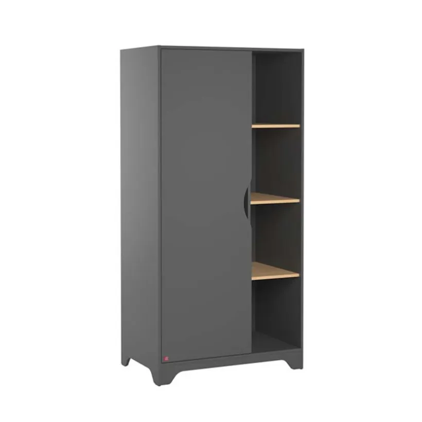 Kast leaf Graphiet/Hout