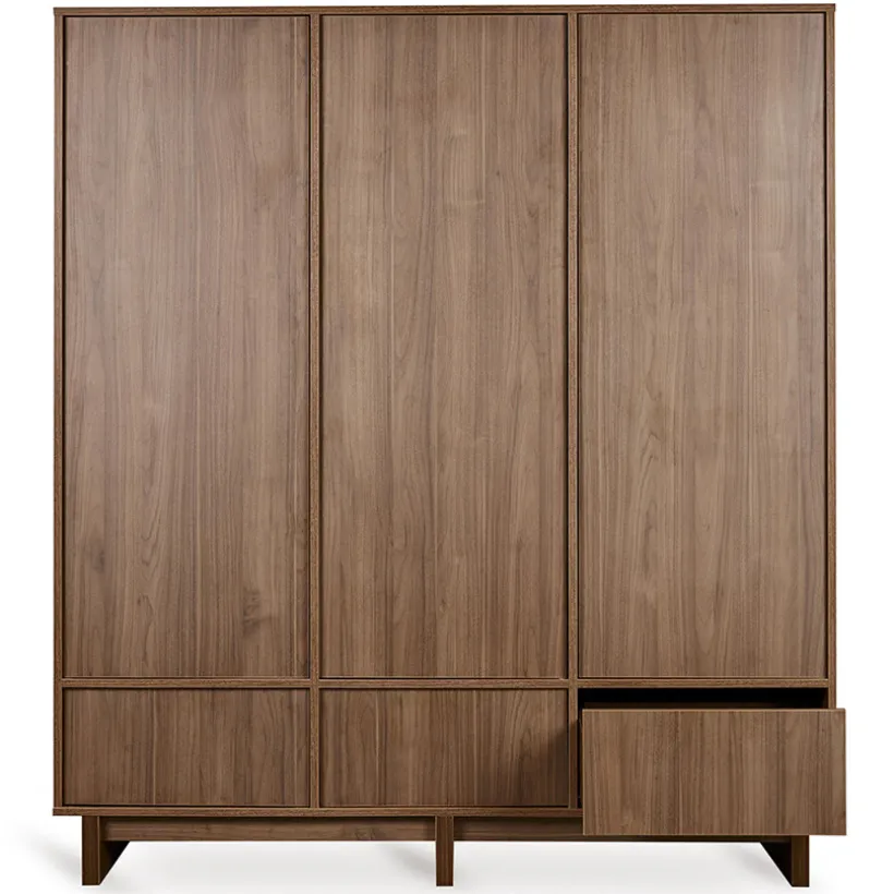 Kast XL 3 Deuren Kyo Walnut