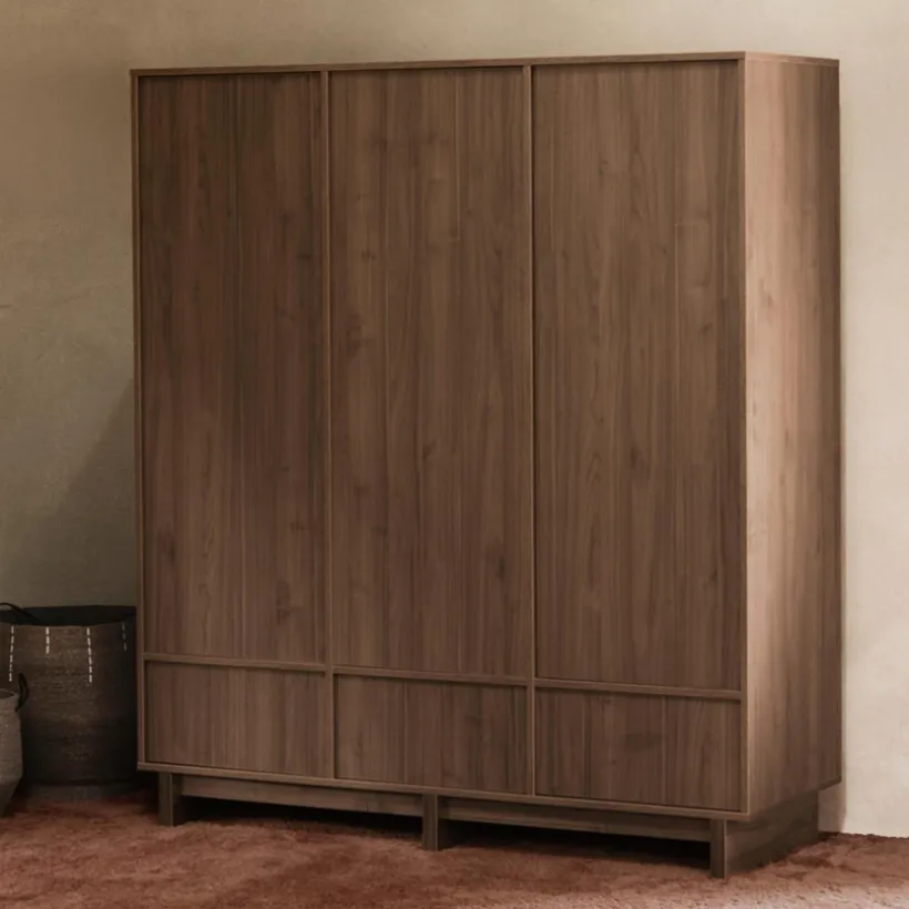 Kast XL 3 Deuren Kyo Walnut