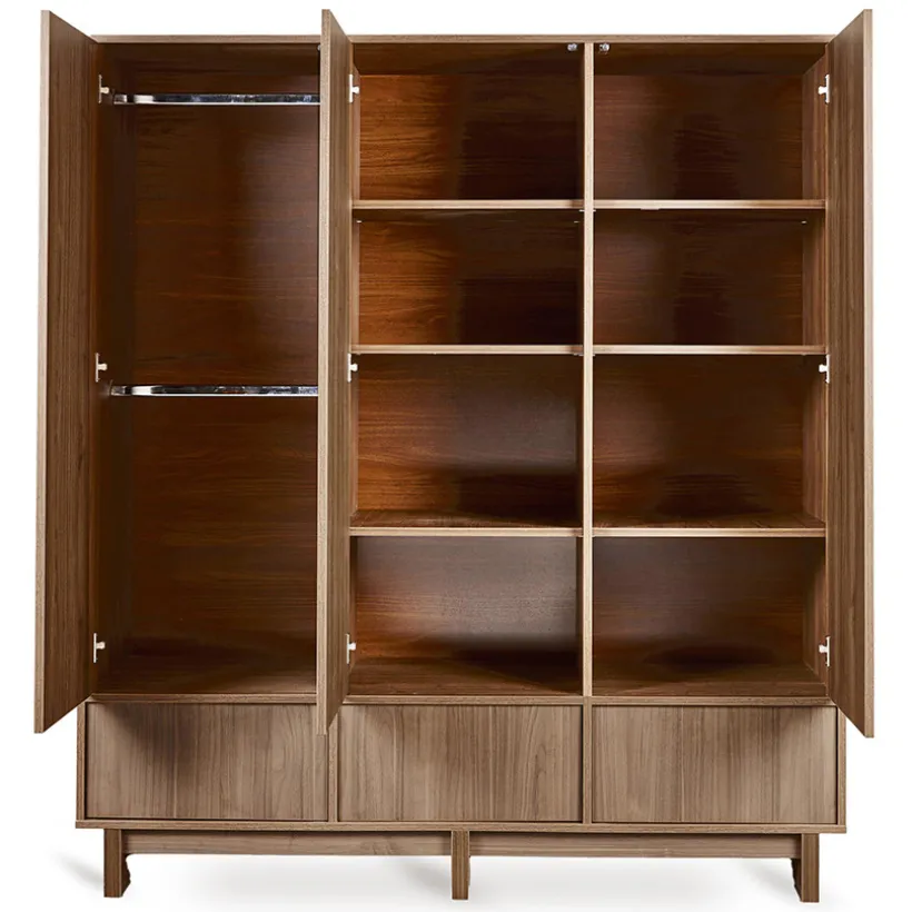 Kast XL 3 Deuren Kyo Walnut