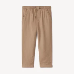 Katoenen broek in effen kleur voor babyjongens