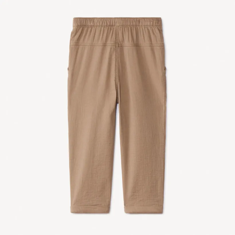 Katoenen broek in effen kleur voor babyjongens