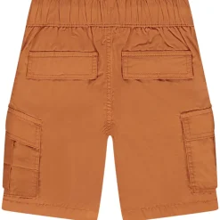 Katoenen cargoshorts in effen kleur jongens