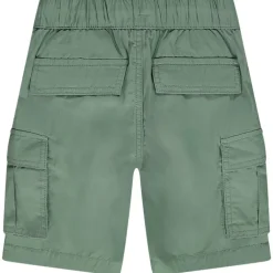 Katoenen cargoshorts in effen kleur jongens
