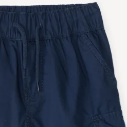 Katoenen cargoshorts in effen kleur jongens