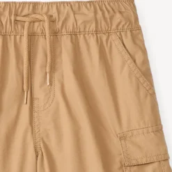 Katoenen cargoshorts in effen kleur jongens