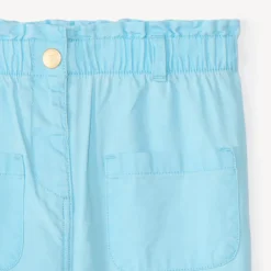 Katoenen effen broek voor babymeisjes