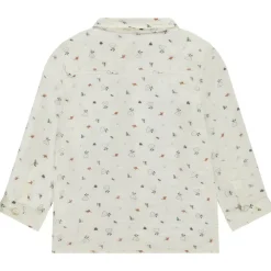 Katoenen gaas fantasie chemise met zak voor baby jongen