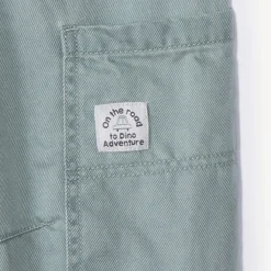 Katoenen gevoerde cargo broek voor babyjongen