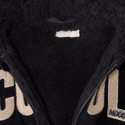 Katoenen gilet voor jongens met sherpa voering