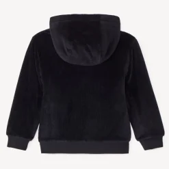 Katoenen gilet voor jongens met sherpa voering