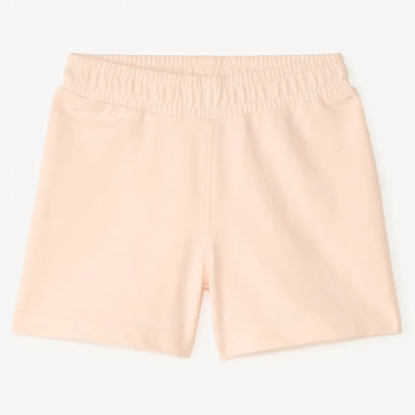 Katoenen jogger in effen meisjes