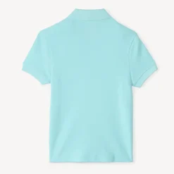 Katoenen korte mouwen polo in effen kleur jongens