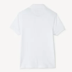 Katoenen korte mouwen polo in effen kleur jongens