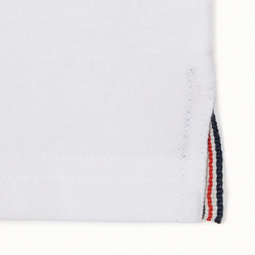 Katoenen korte mouwen polo in effen kleur jongens