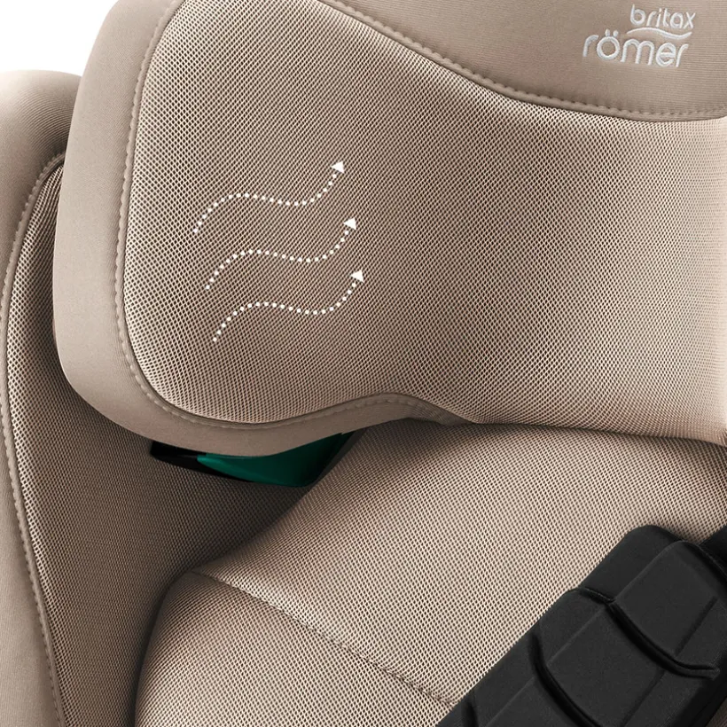 KidFix Pro i-Size autostoel Style teak met Isofix en 3-puntsgordel