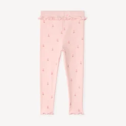 Kinda met ribbelmotief en glitters voor meisjesbaby.