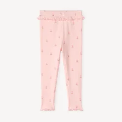 Kinda met ribbelmotief en glitters voor meisjesbaby.