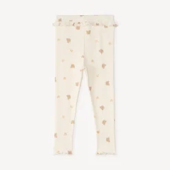 Kinda met ribbelmotief en glitters voor meisjesbaby.