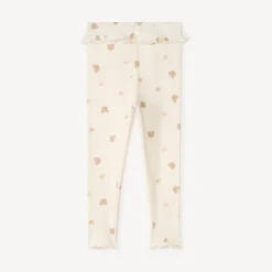 Kinda met ribbelmotief en glitters voor meisjesbaby.