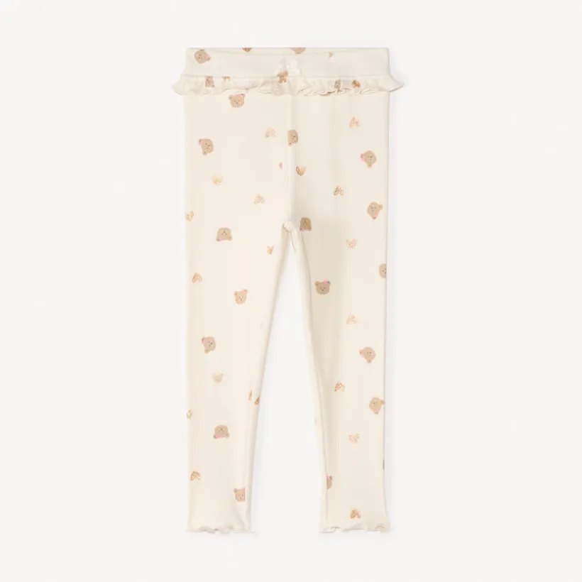 Kinda met ribbelmotief en glitters voor meisjesbaby.