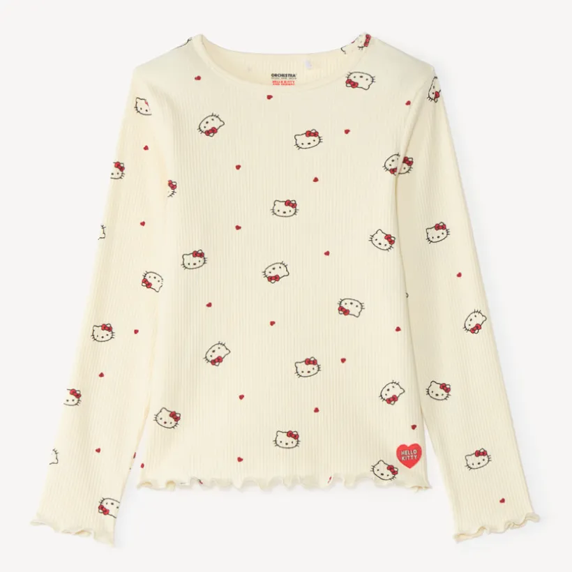 Kinderen Meisjes T-shirt met lange mouwen Hello Kitty