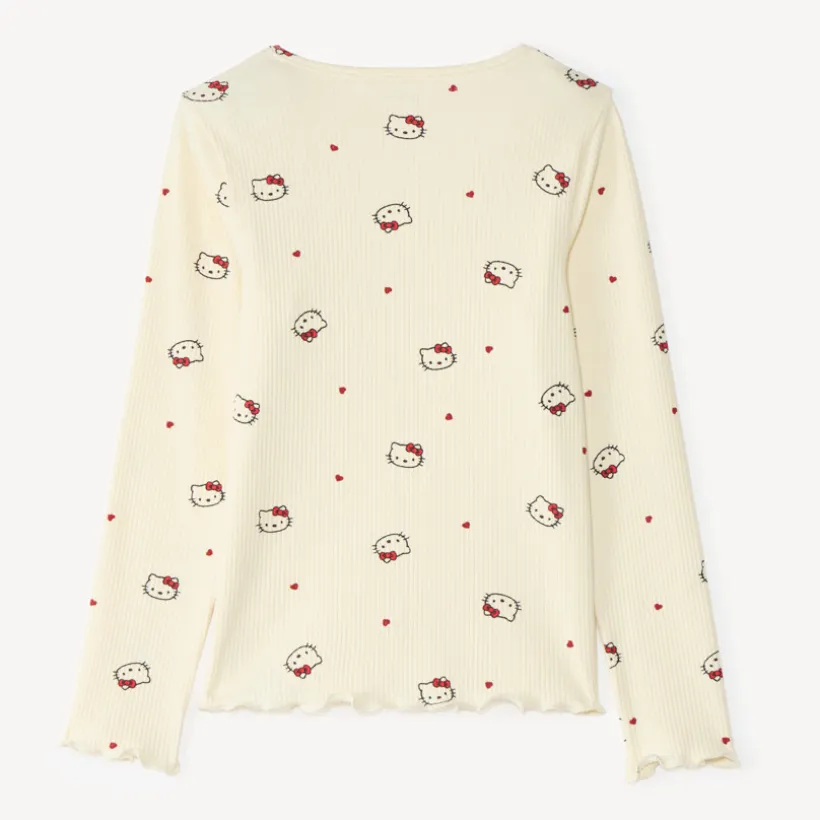Kinderen Meisjes T-shirt met lange mouwen Hello Kitty