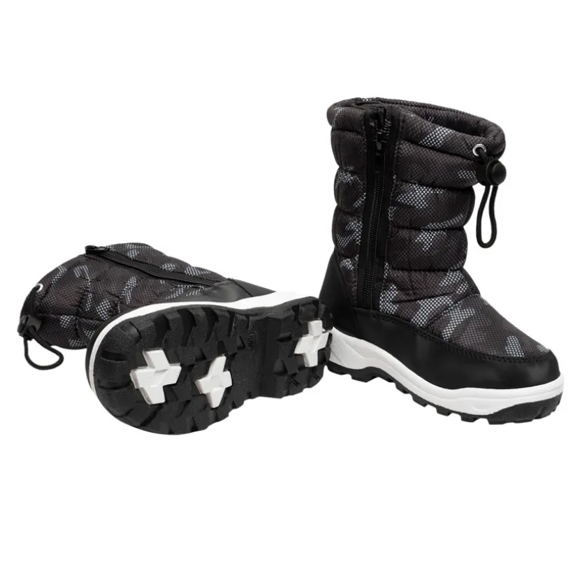 Kinderski overall met camouflageprint jongens