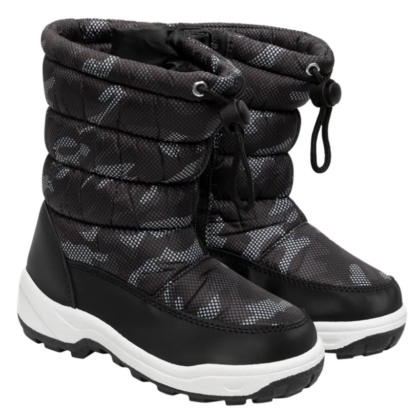 Kinderski overall met camouflageprint jongens