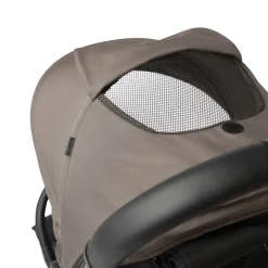 Kinderwagen Aria Plus met volledig verstelbare rugleuning taupe