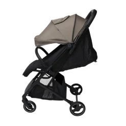 Kinderwagen Aria Plus met volledig verstelbare rugleuning taupe