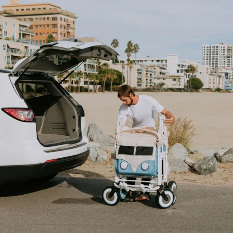 Kinderwagen Bollerwagen VW4 Volkswagen Bondi Blue