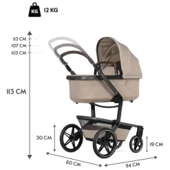 Kinderwagen Day5 3-in-1 Sandy Taupe