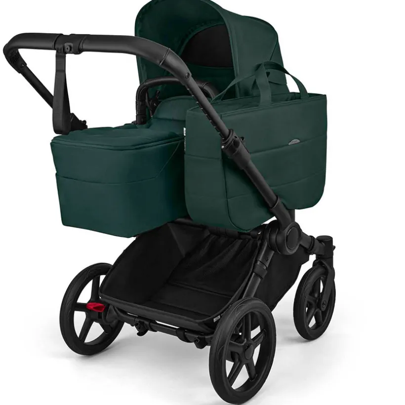 Kinderwagen Donkey 6 compleet Black/Fern Green