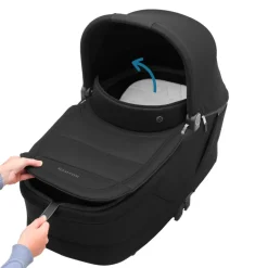 Kinderwagen + draagmand Oxford Plus Twillic Black