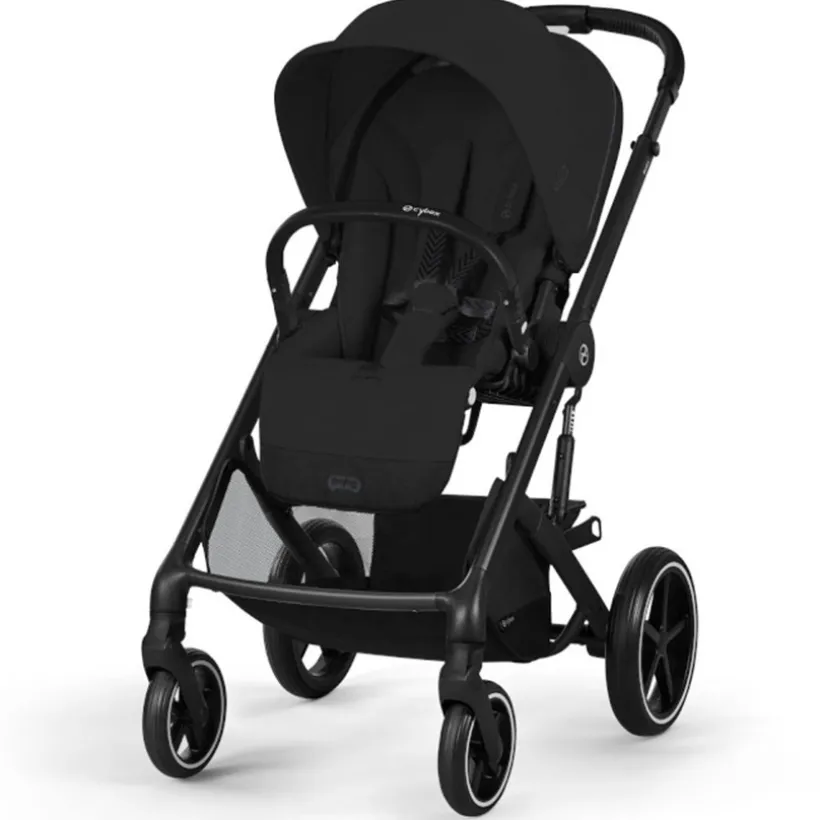 Kinderwagen Duo Balios S Lux 2026 + Draagmand opvouwbaar - Moon Black