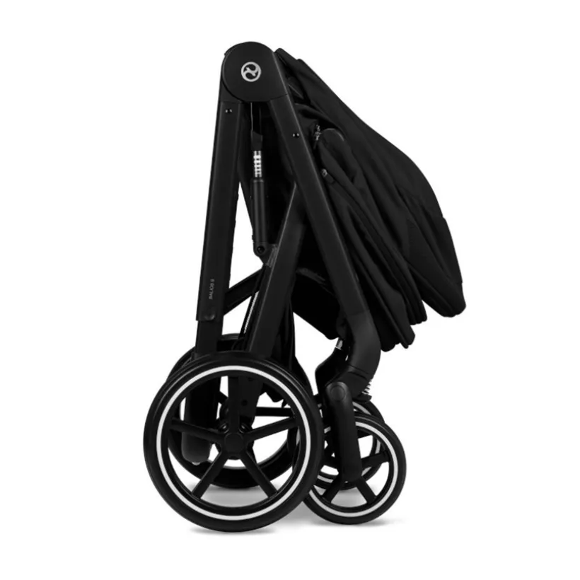 Kinderwagen Duo Balios S Lux 2026 + Draagmand opvouwbaar - Moon Black