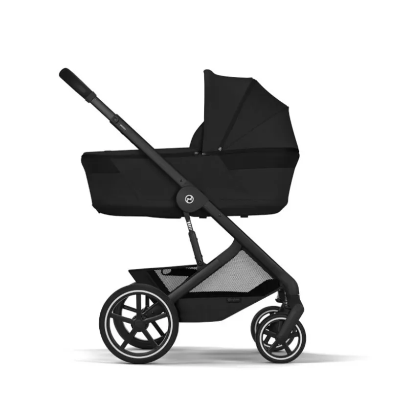 Kinderwagen Duo Balios S Lux 2026 + Draagmand opvouwbaar - Moon Black