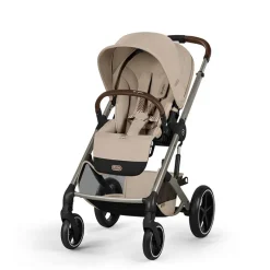 Kinderwagen Duo Balios S Lux 2026 + Draagmand opvouwbaar - Almond Beige