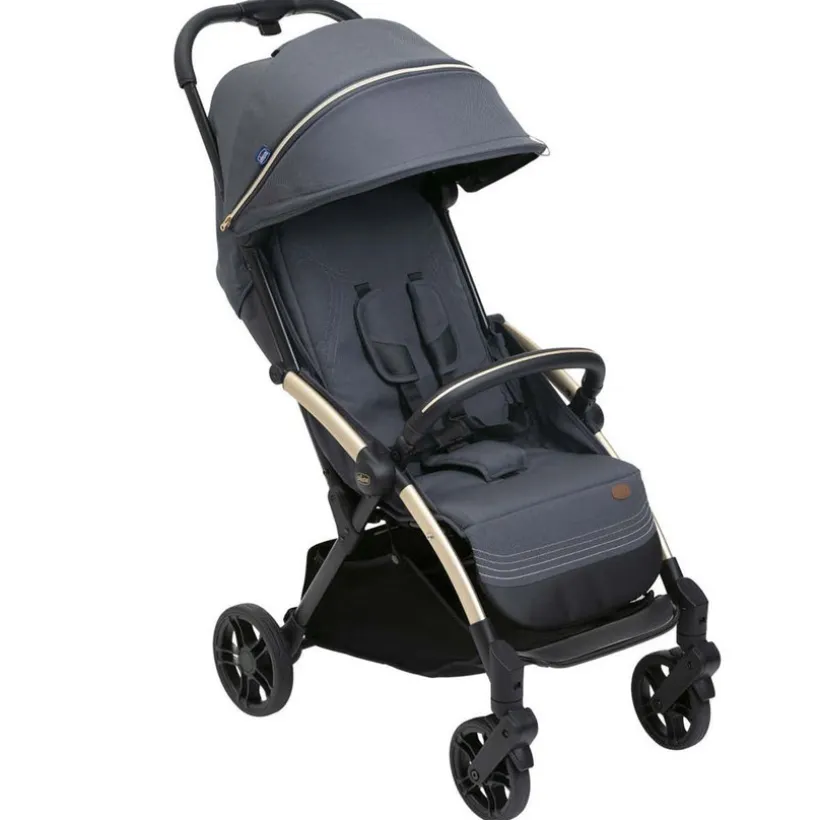 Kinderwagen Goody XPlus dark shadow met verstelbare rugleuning
